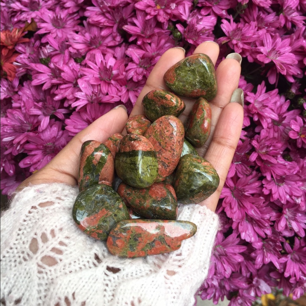 Unakite Tumbles For Emotional Balance